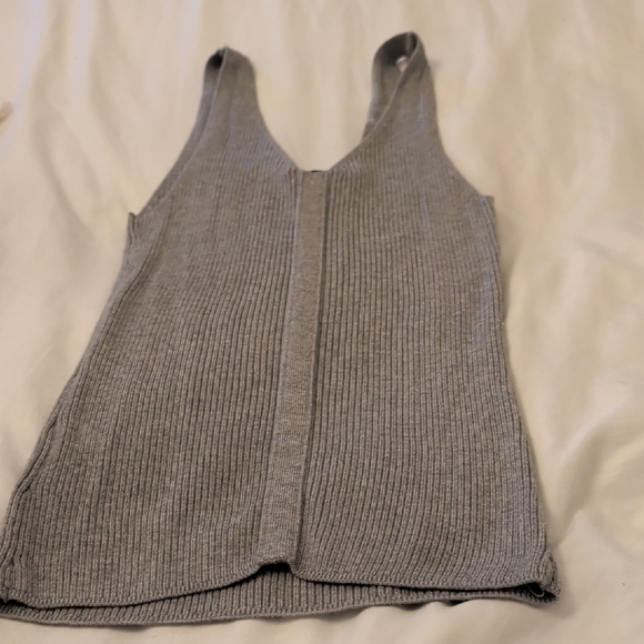 DKNY Gray Ribbed Tank Top - Picture 5 of 5